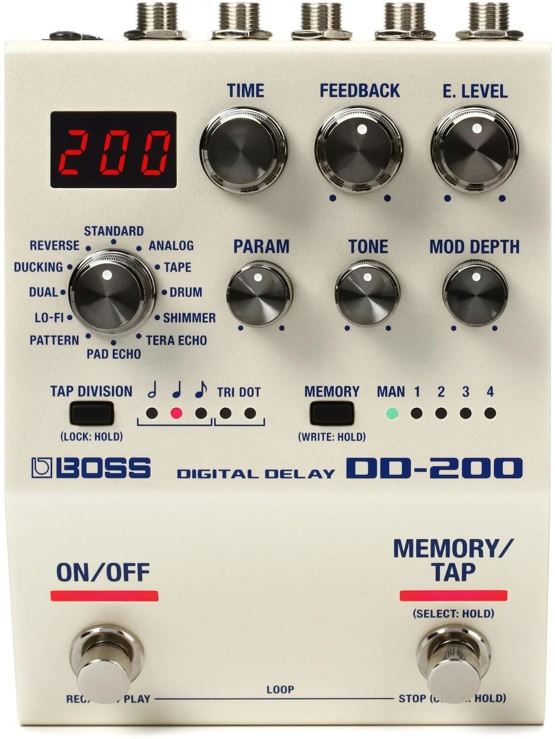 

Цифровая педаль задержки Boss DD-200