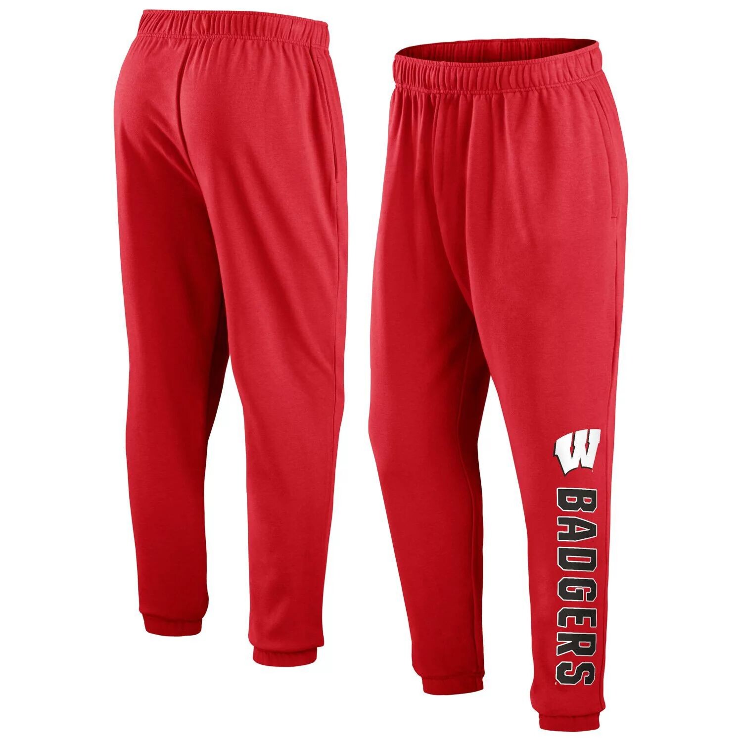 

Мужские фирменные красные флисовые спортивные штаны Wisconsin Badgers Root For Home Fanatics, Красный