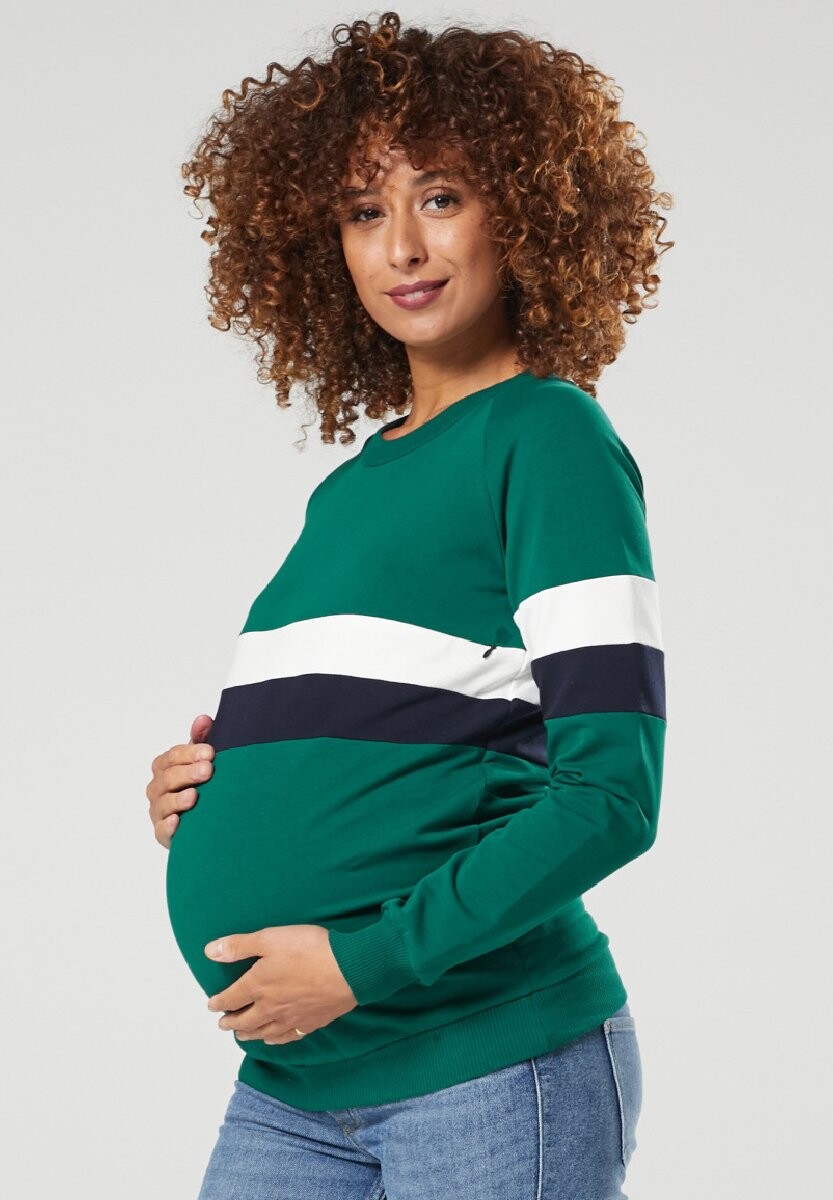 

Толстовка Happy Mama, темно-зеленый