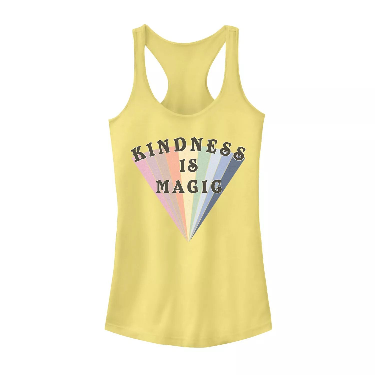 

Радужная майка Juniors' Kindness Is Magic в стиле ретро