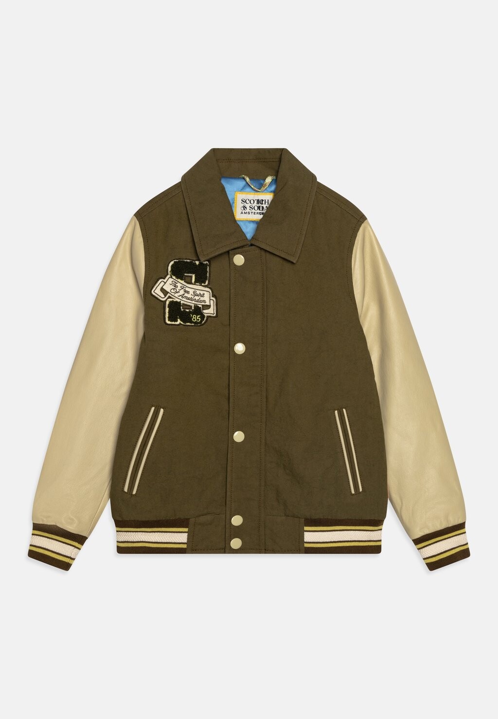 

Куртка демисезонная VARSITY Scotch & Soda, цвет khaki