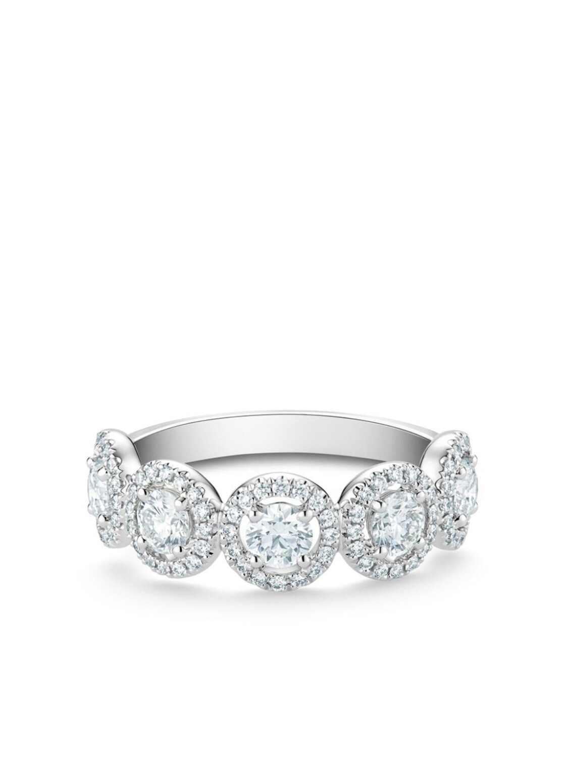 

Платиновое кольцо Aura с бриллиантами De Beers Jewellers, серебряный