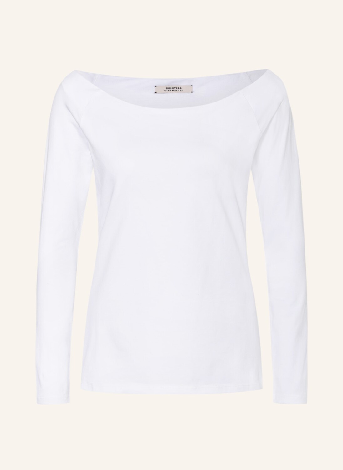 

Рубашка DOROTHEE SCHUMACHER Off-Shoulder-Shirt, белый