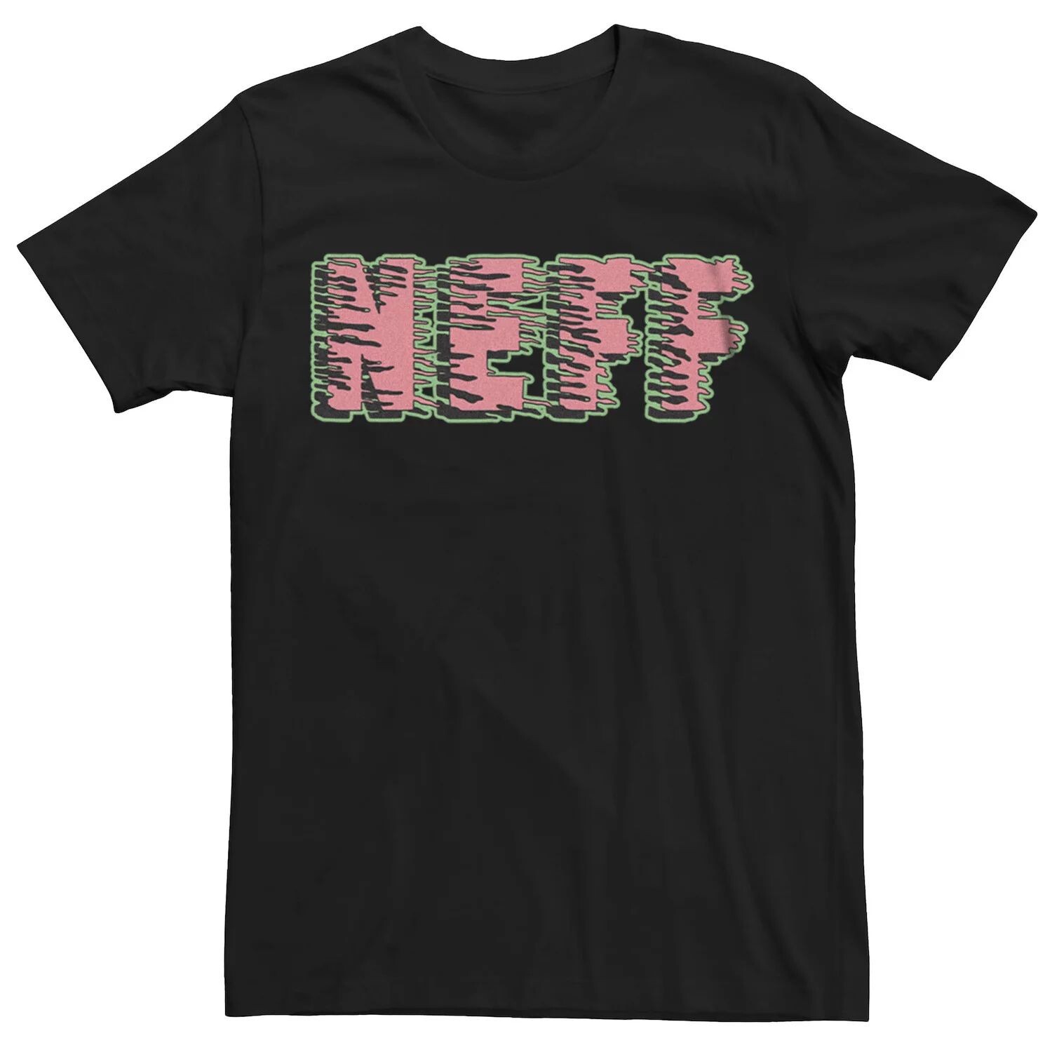 

Мужская футболка с надписью Neff Brand Neon Ghost Licensed Character