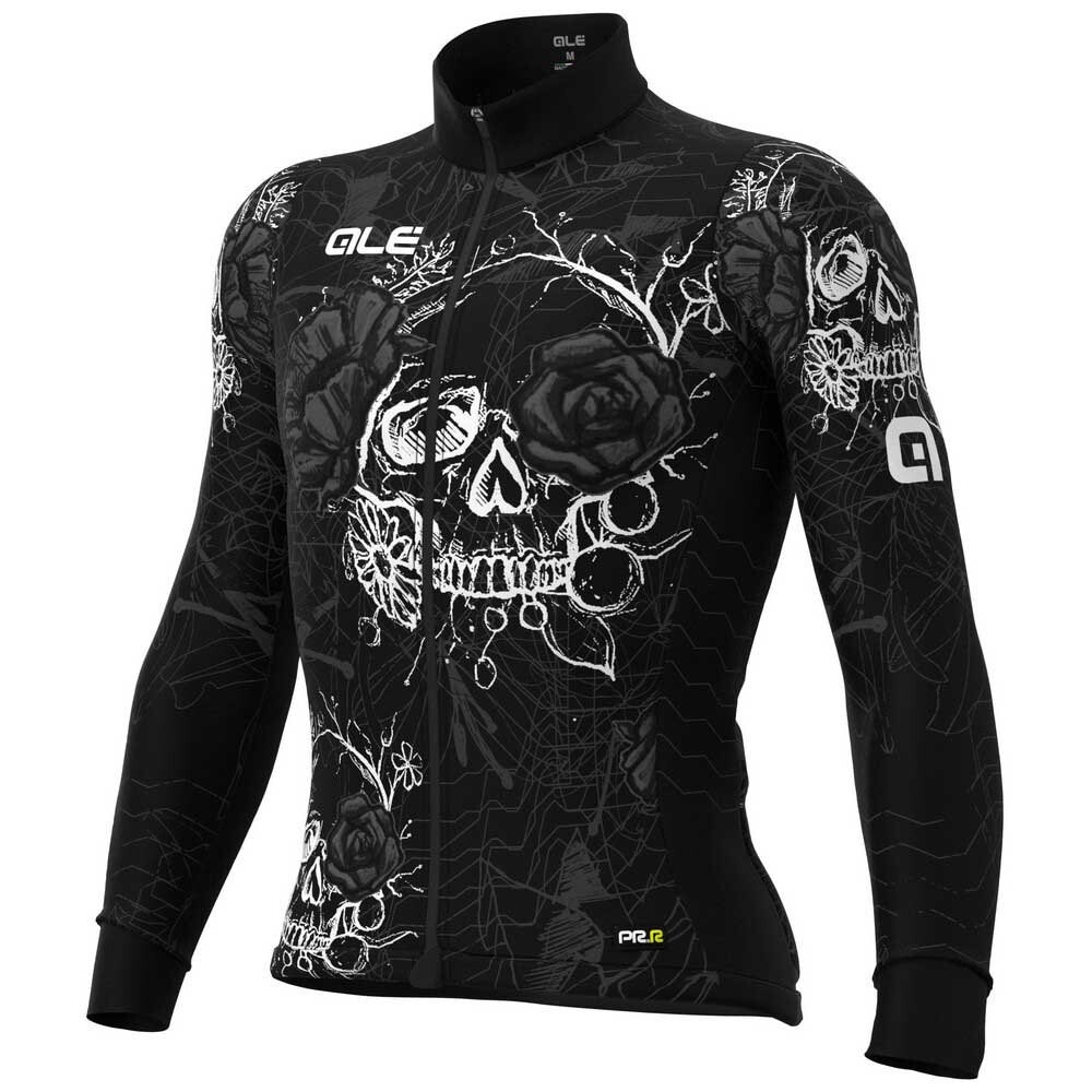 

Джерси с длинным рукавом Alé Skull, черный