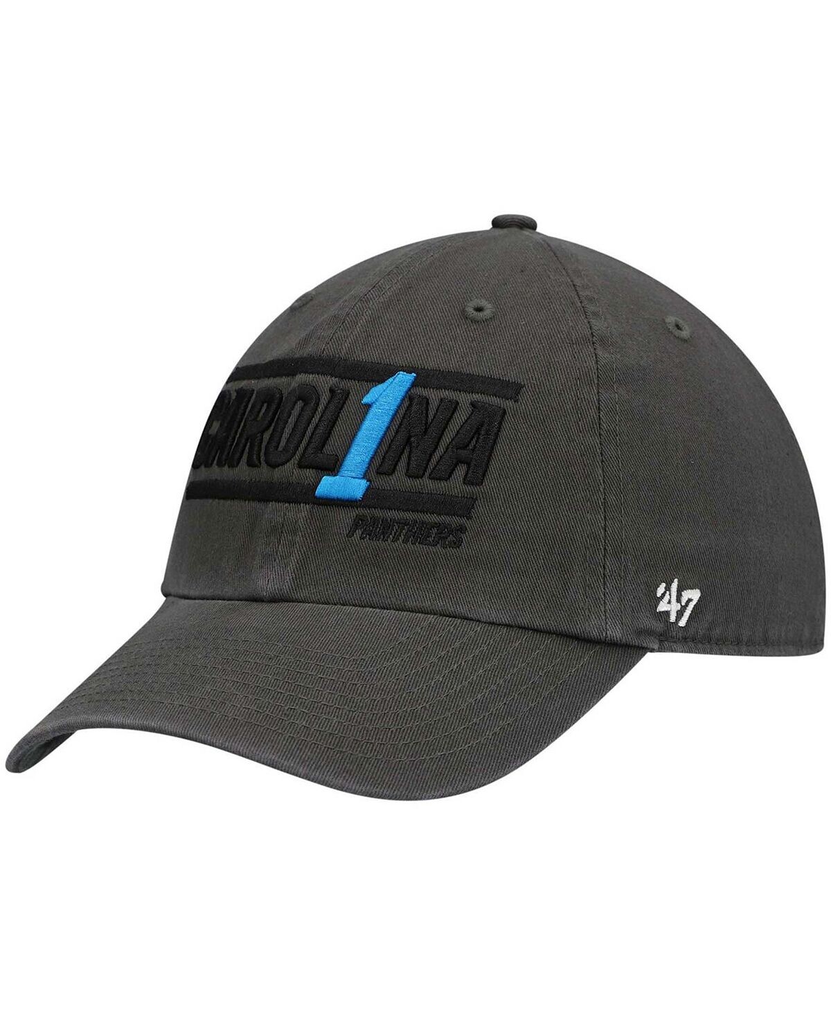 

Мужская серая регулируемая шапка Carolina Panthers Cleanup '47 Brand