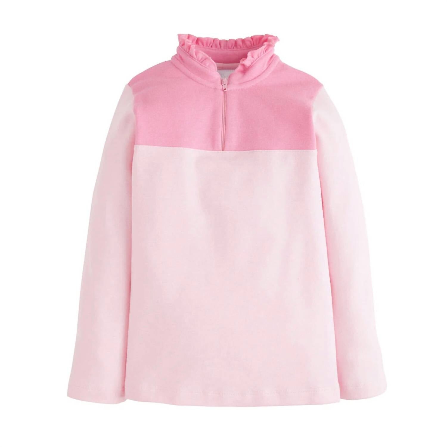 

Розовый топ с молнией до половины длины для девочек Hastings LITTLE ENGLISH, розовый