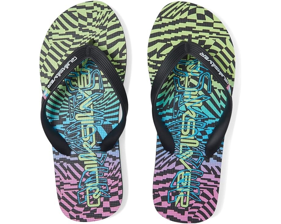 

Сандалии Quiksilver Molokai Art, цвет Black/Pink/Blue