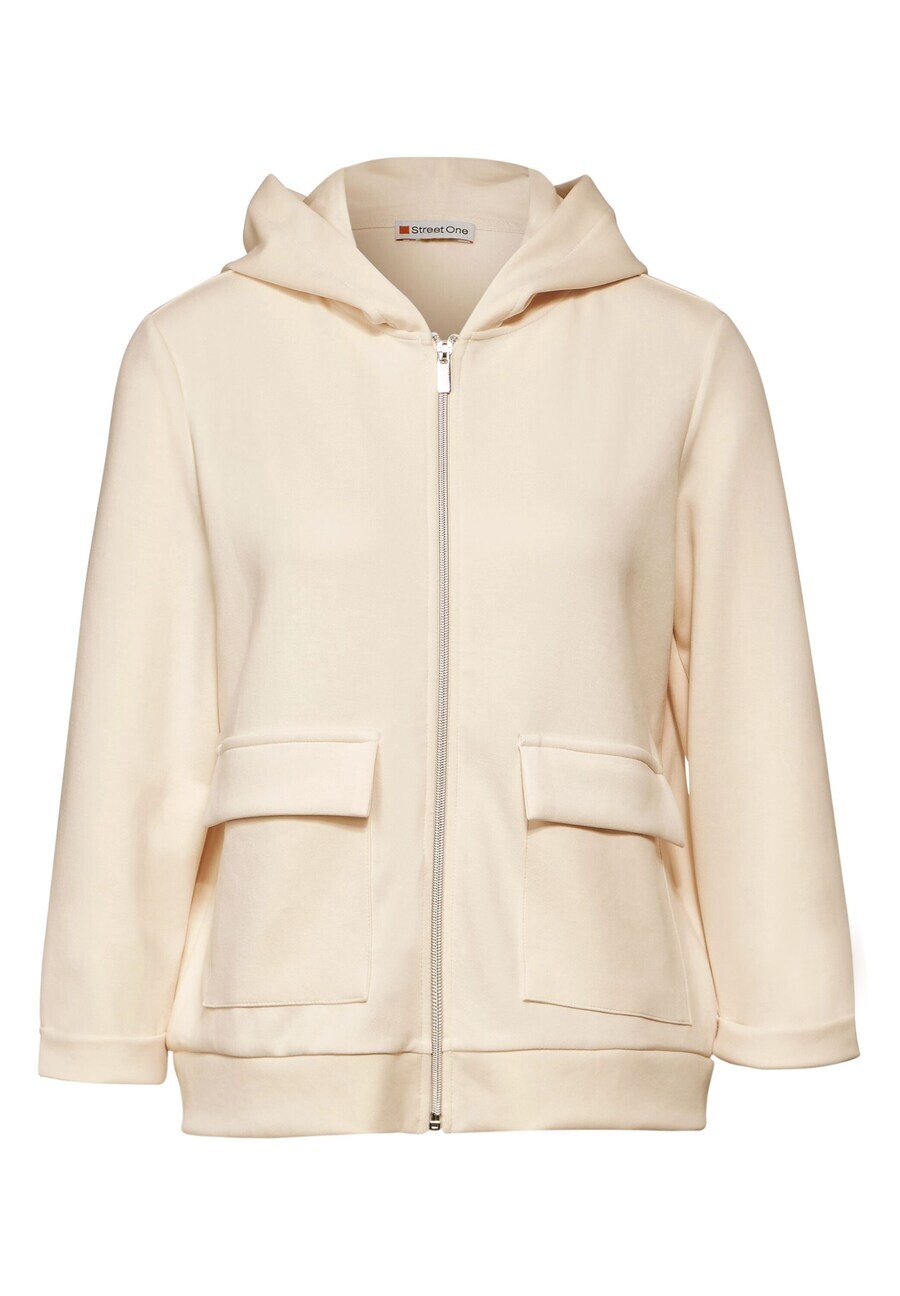 

Худи STREET ONE Zip-Up Hoodie, кремовый