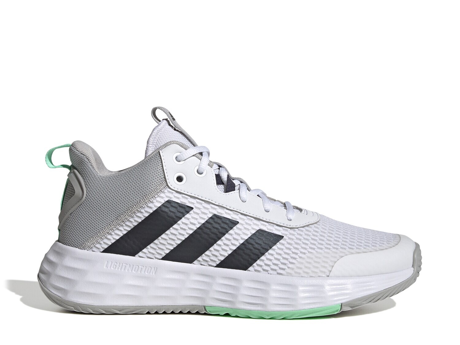 

Баскетбольные кроссовки Own The Game 2.0 — мужские adidas, серый/зеленый