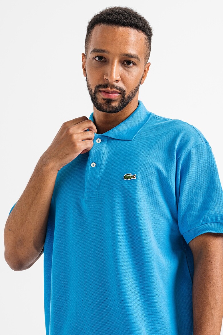 

Футболка из пике с воротником Lacoste, синий