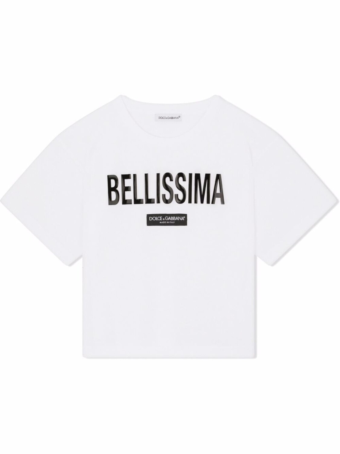 

Dolce & Gabbana футболка Bellissima с логотипом, белый