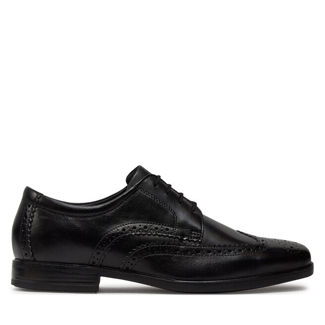 

Кроссовки Clarks Howard Wing 261612537 Black Leather, черный
