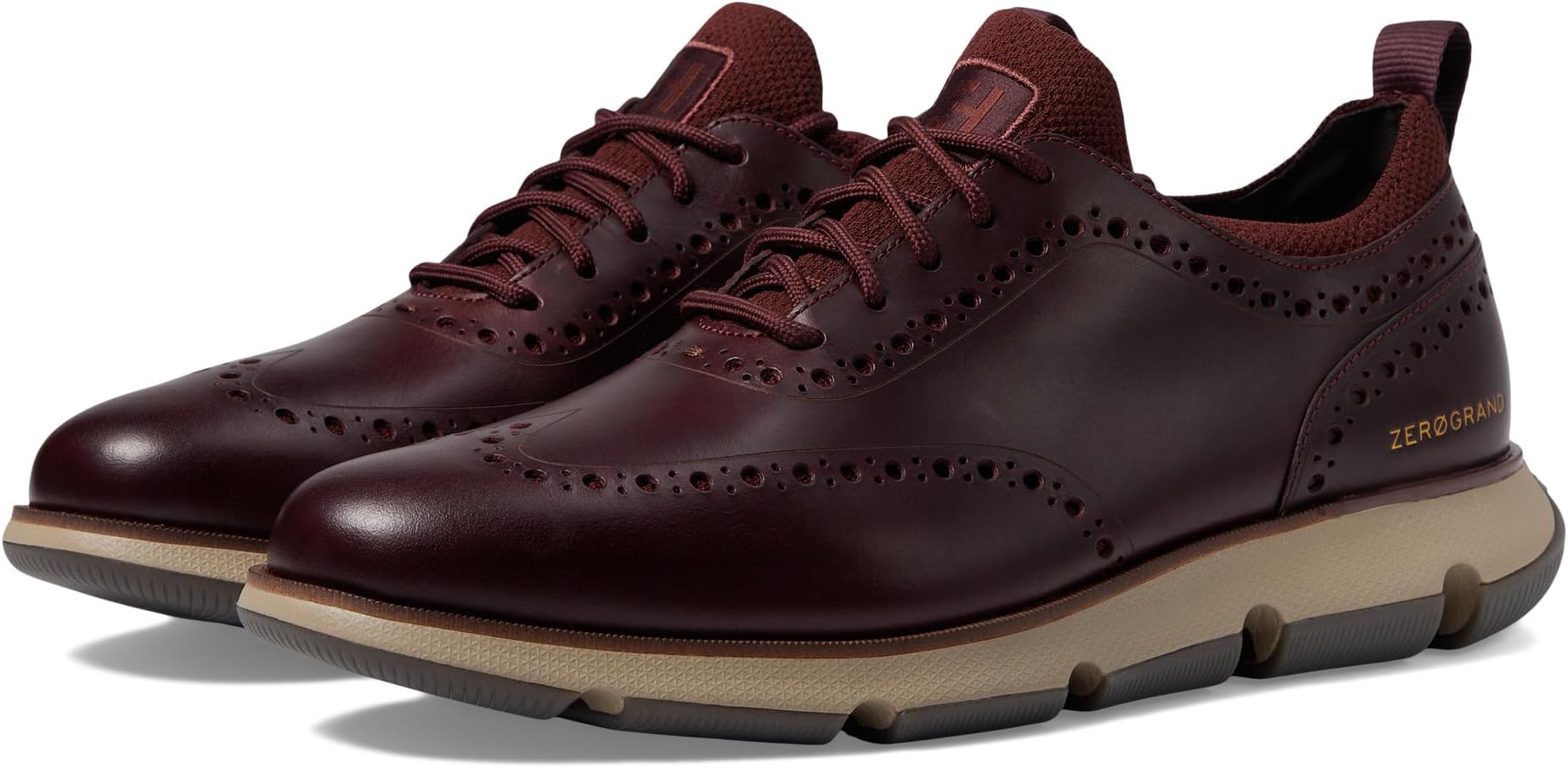 

Оксфорды 4.Zerogrand Oxford Cole Haan, цвет Bloodstone/Pinot Dark Latte