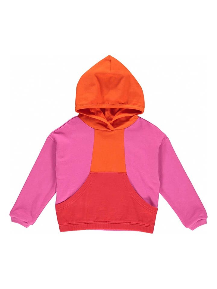 

Пуловер с капюшоном GREEN COTTON, цвет orange/pink/rot