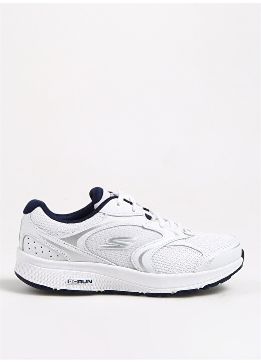 

Бело-темно-синие женские кроссовки Skechers