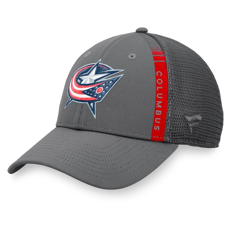 

Бейсболка Fanatics Branded Columbus Blue Jackets, угольный