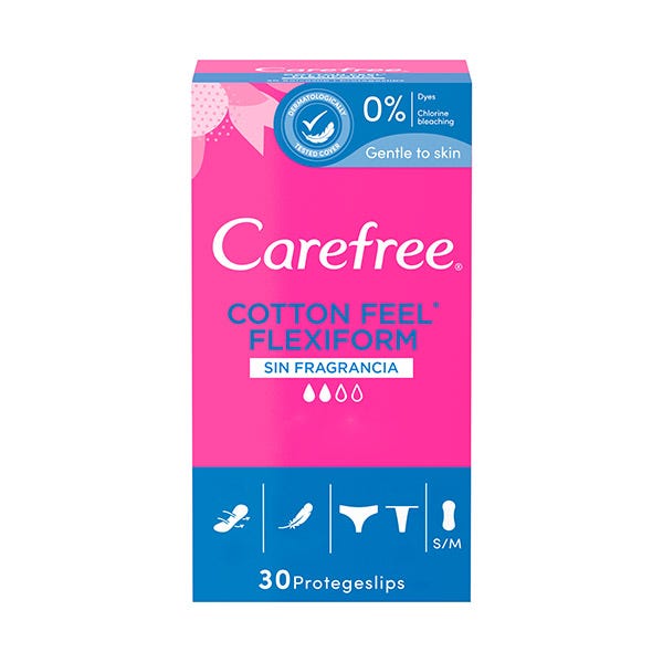 Хлопок Flexiform 30 шт Carefree carefree carefree салфетки plus large fresh ароматизированные
