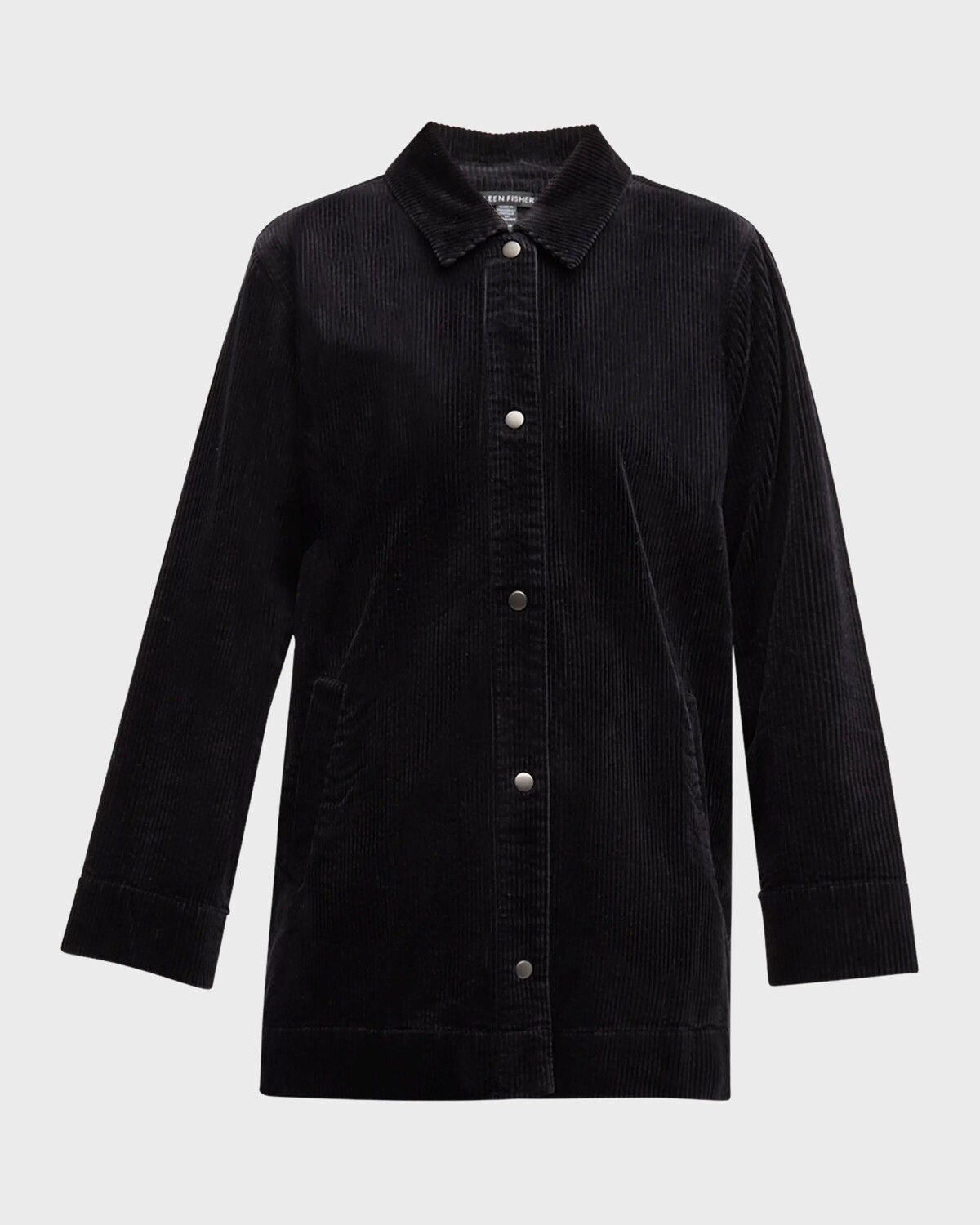 

Вельветовая куртка из органического хлопка Eileen Fisher, черный
