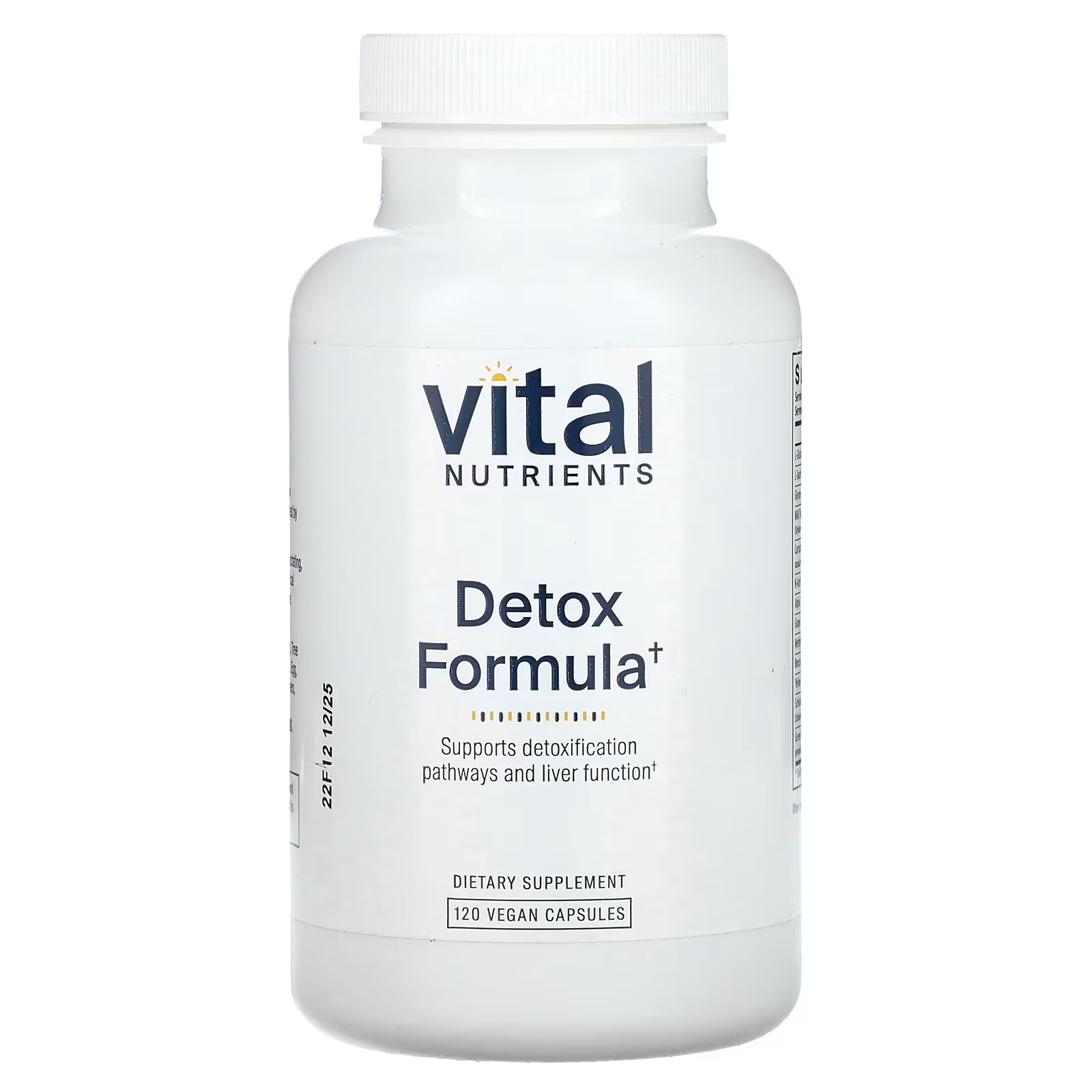 цена Пищевая добавка Vital Nutrients Detox Formula, 120 капсул