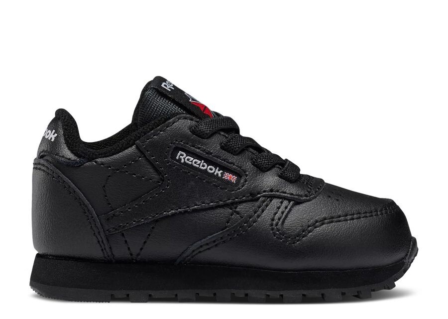 

Кроссовки Reebok Classic Leather Toddler 'Triple Black', черный