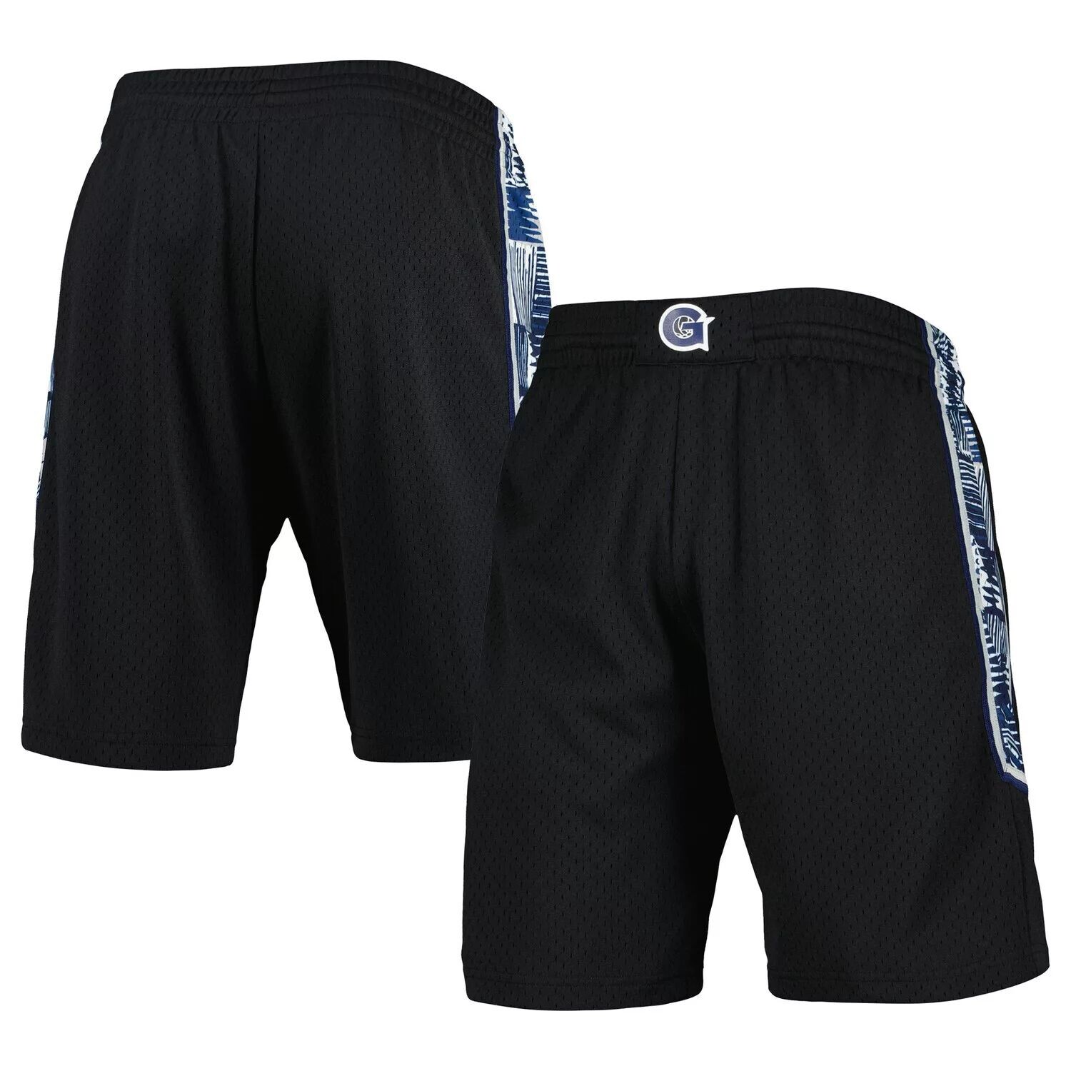 

Мужские черные шорты Mitchell & Ness Georgetown Hoyas Authentic