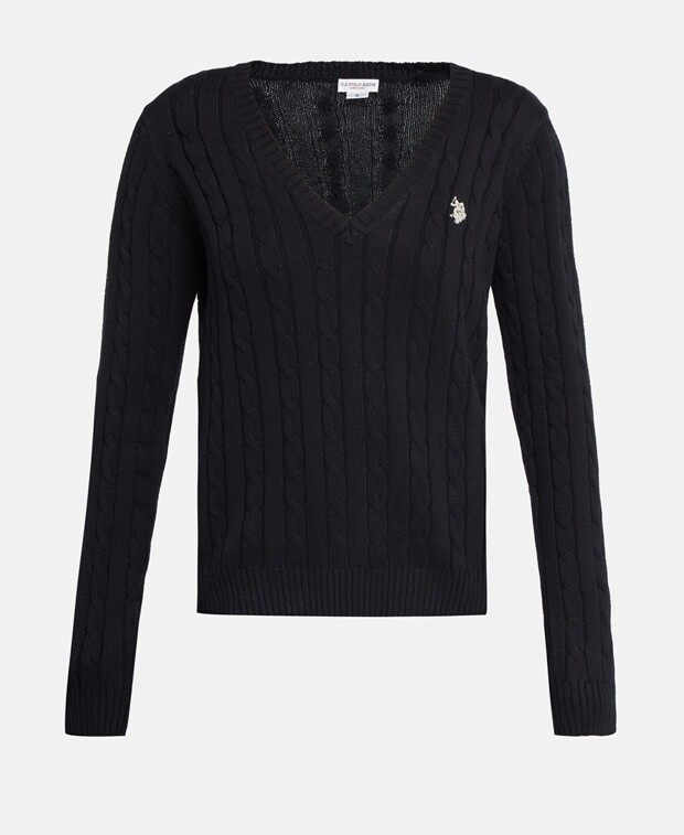 

Джемпер с длинными рукавами U.S. Polo Assn., черный