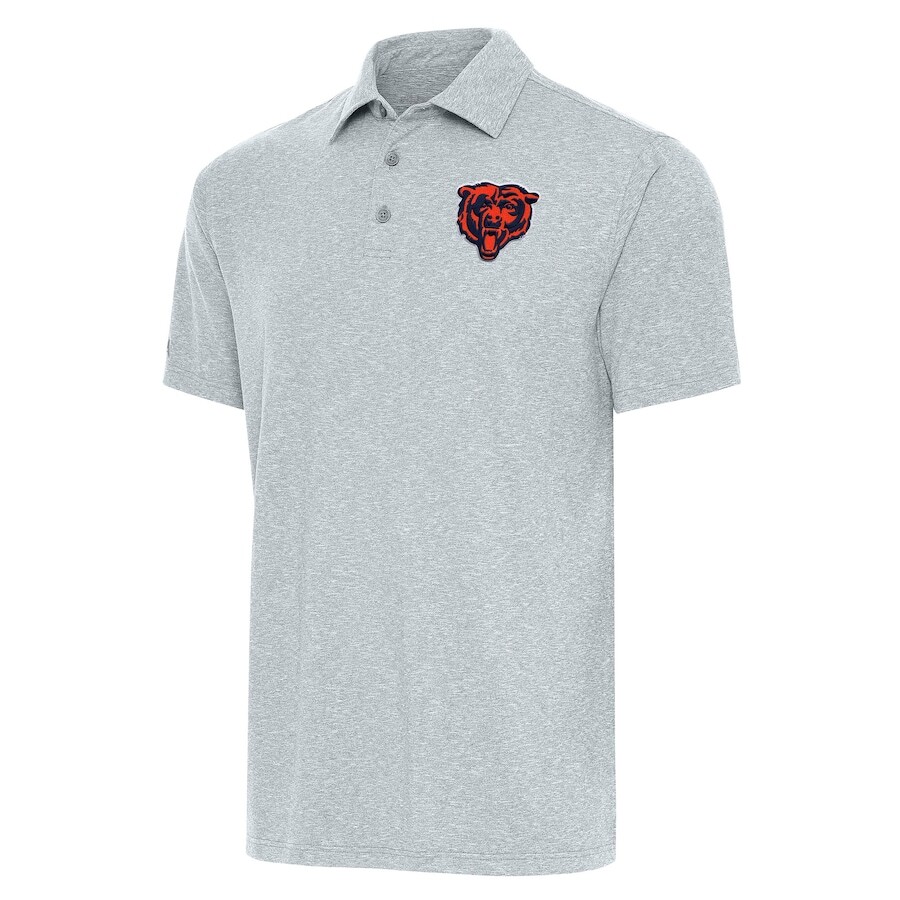 

Поло с коротким рукавом Antigua Chicago Bears, серый