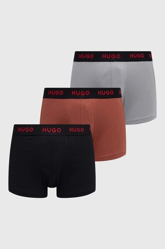 

3 упаковки боксеров Hugo, серый