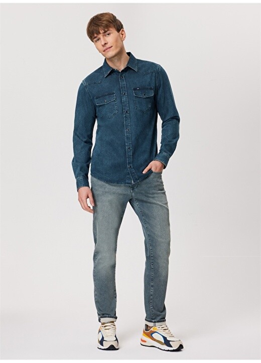 

Мужские джинсовые брюки узкого кроя с высокой талией Lee Cooper