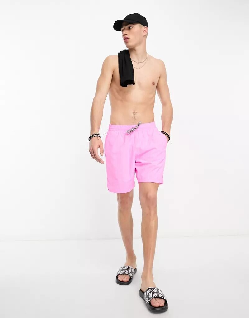 

Розовые шорты для плавания с внутренним швом Nike Swim Icon Volley 7 дюймов
