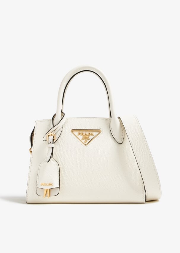 

Сумка Prada Kristen Saffiano Small, белый