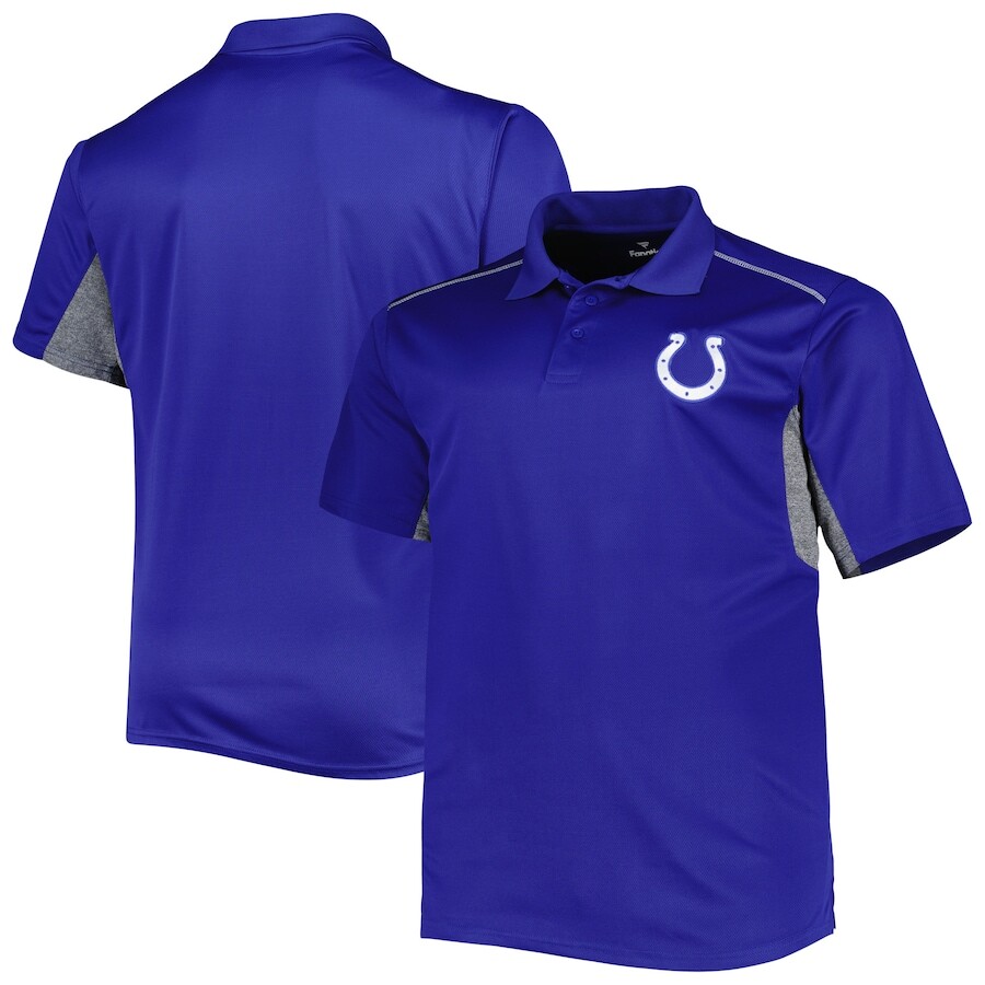 

Поло с коротким рукавом Fanatics Branded Indianapolis Colts, роял