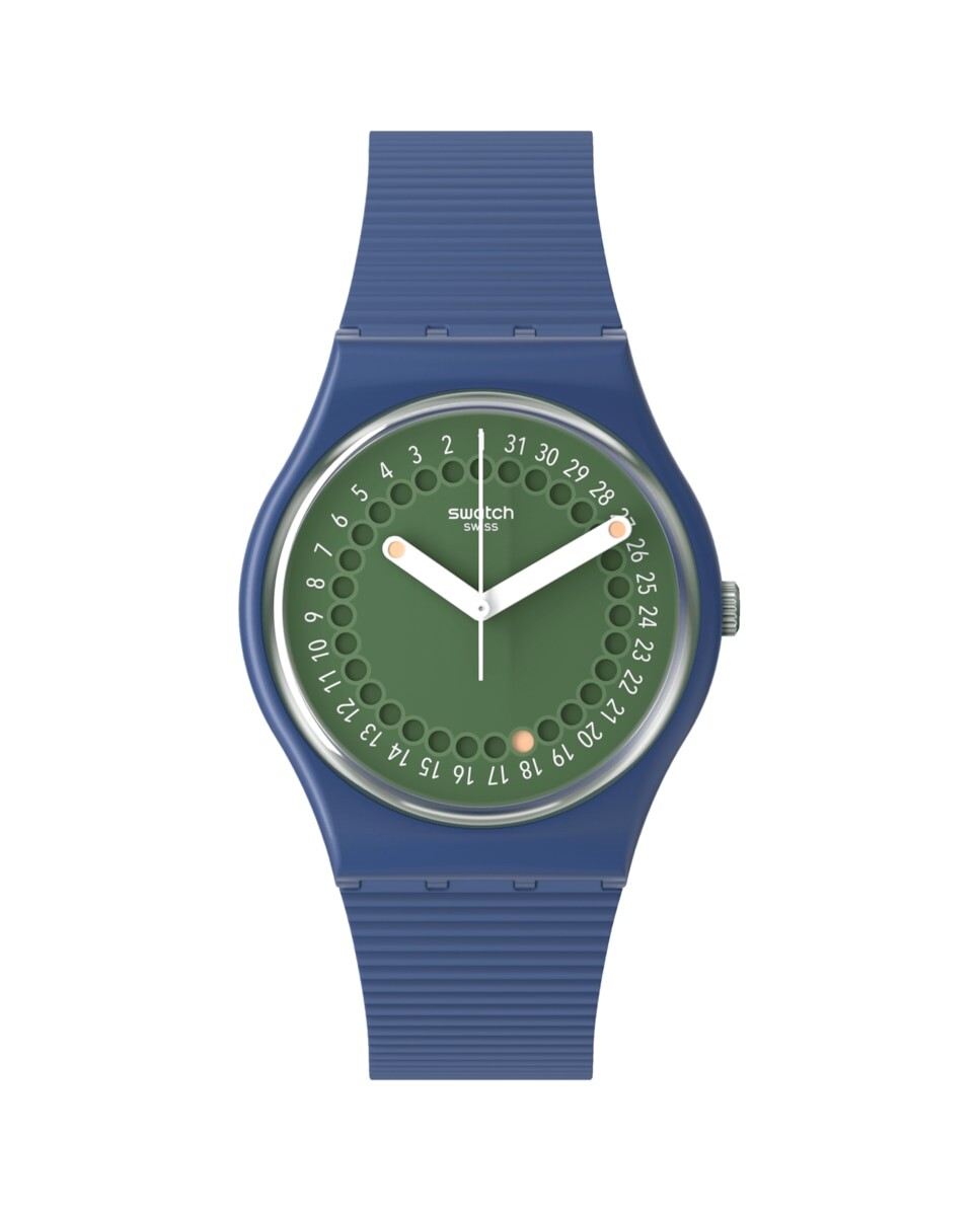 

Часы Cycles of Indigo с синим силиконовым ремешком Swatch, синий