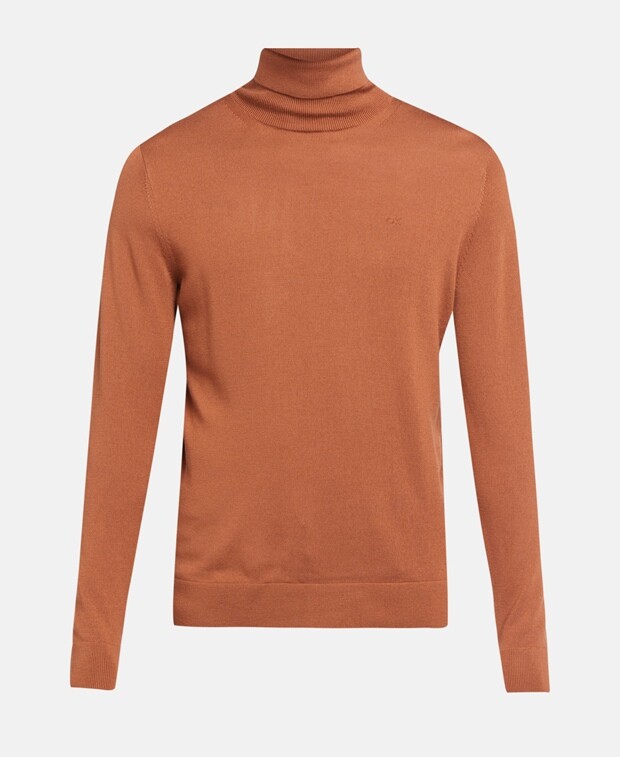 

Шерстяной джемпер Calvin Klein, кэмел