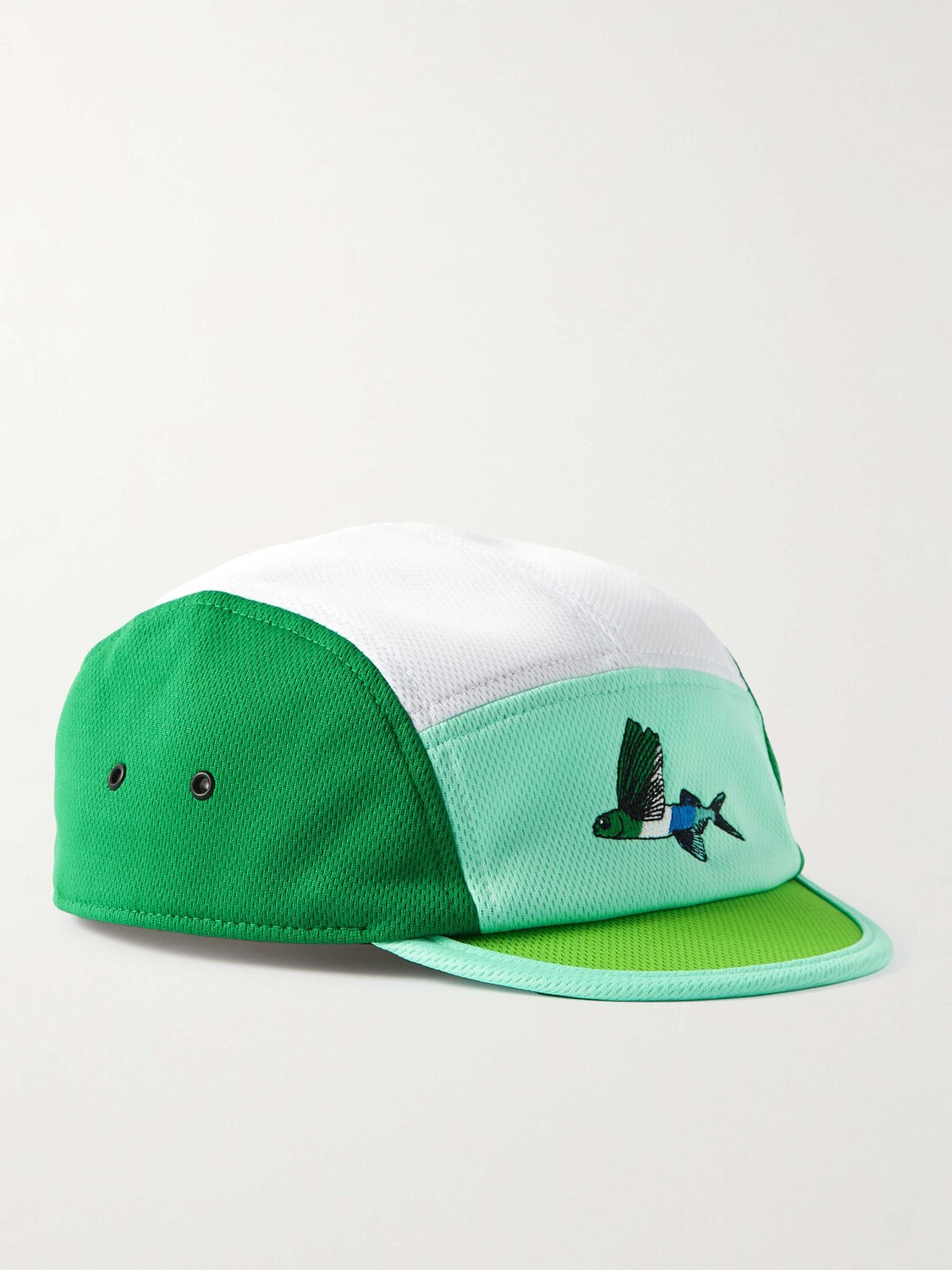 

Кепка Gravel Color-Block с вышитым логотипом Mesh Cyling Cap Cafe Du Cycliste, зеленый