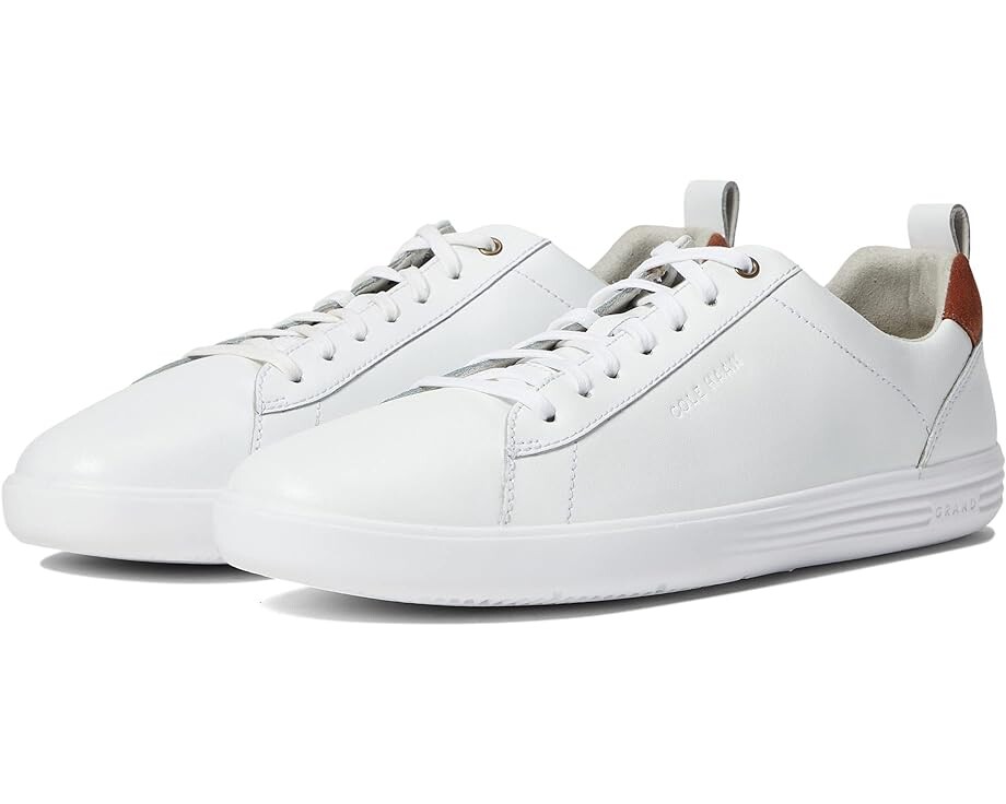 

Кроссовки Cole Haan Grand+ Crosscourt Sneaker, цвет White Leather/Tan Suede