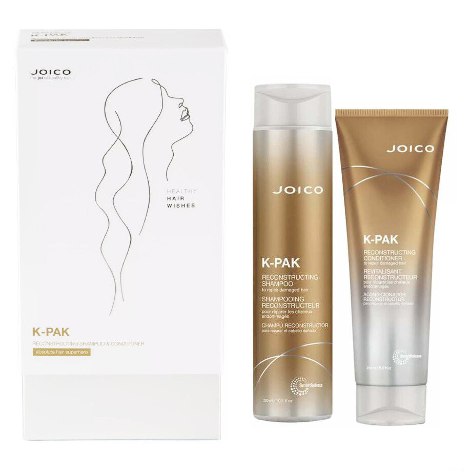 

Joico K-Pak Восстанавливающий набор: шампунь 300мл + кондиционер 250мл