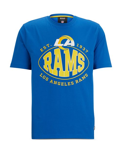 

Футболка BOSS NFL Los Angeles Rams с рисунком из смесового хлопка BOSS, цвет Blue