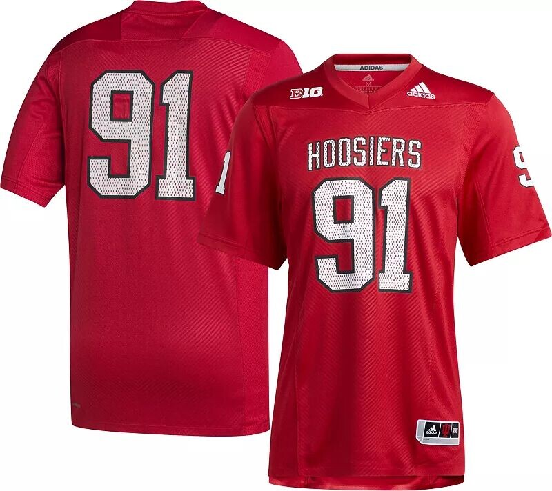 

Мужские кроссовки Adidas Indiana #91 Crimson 'For Coach Bill Mallory', обратная реплика футбольного джерси в стиле ретро
