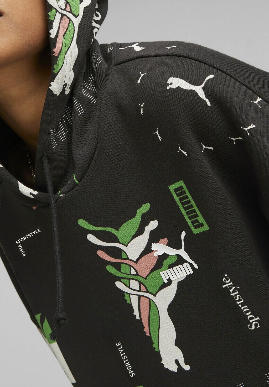 

Толстовка с капюшоном Puma, черный