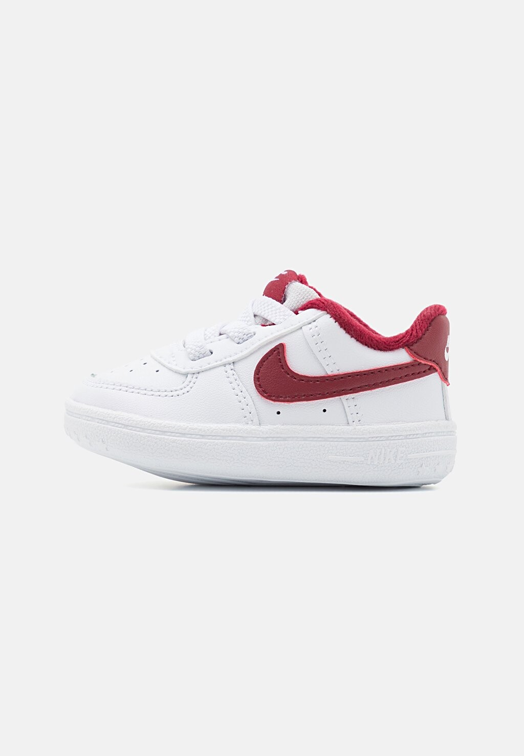 Кроссовки низкие FORCE 1 CRIB UNISEX Nike Sportswear, цвет white/picante red/team red