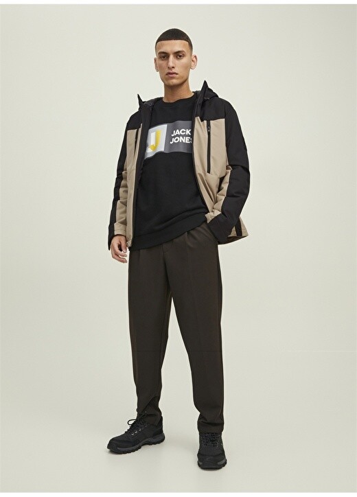 

Темно-бежевое мужское пальто Jack & Jones, Бежевый