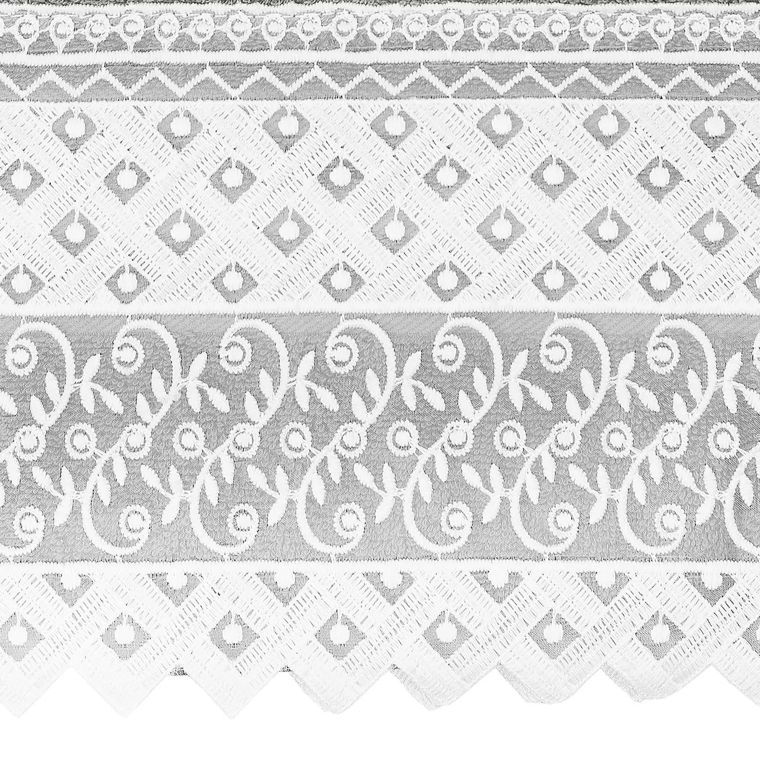 Linum Текстиль для дома, турецкий хлопок Aiden, комплект из 2 белых кружевных полотенец с украшением, синий