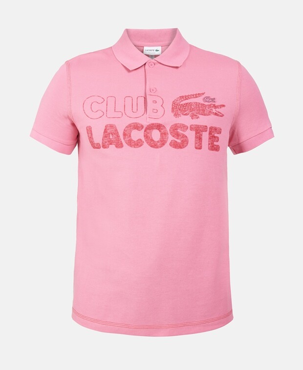 

Рубашка поло Lacoste, розовый