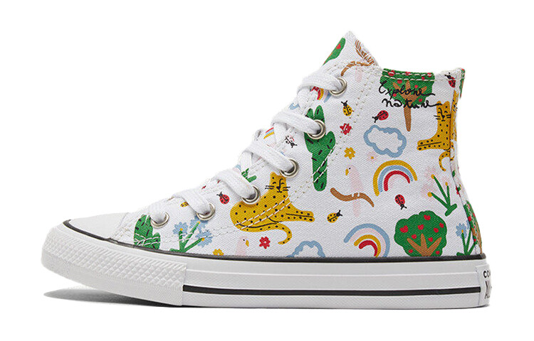 

Converse Kids Chuck Taylor All Star белый/зеленый