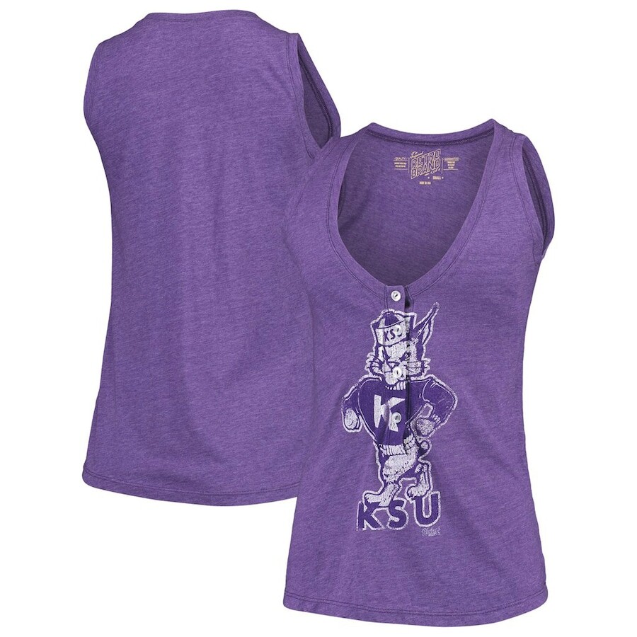 

Топ Original Retro Brand Kansas State Wildcats, фиолетовый