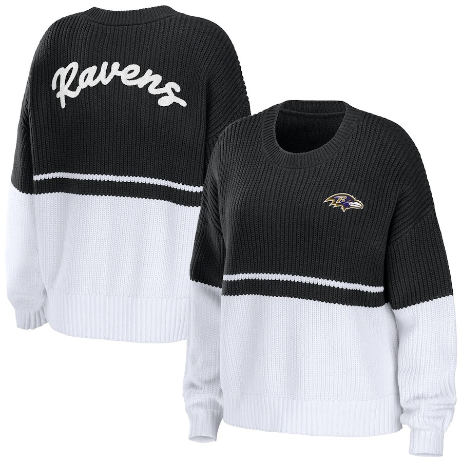 

Свитер WEAR by Erin Andrews Baltimore Ravens, черный