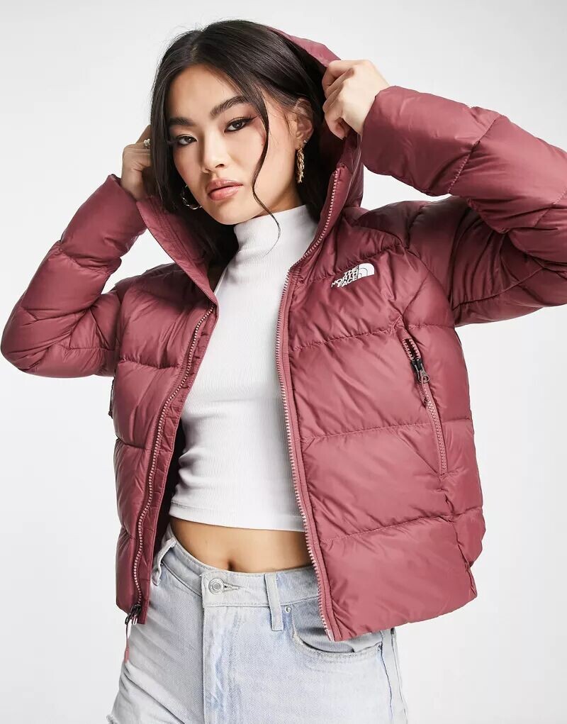 

Розовая пуховик с капюшоном The North Face Hyalite, Коричневый