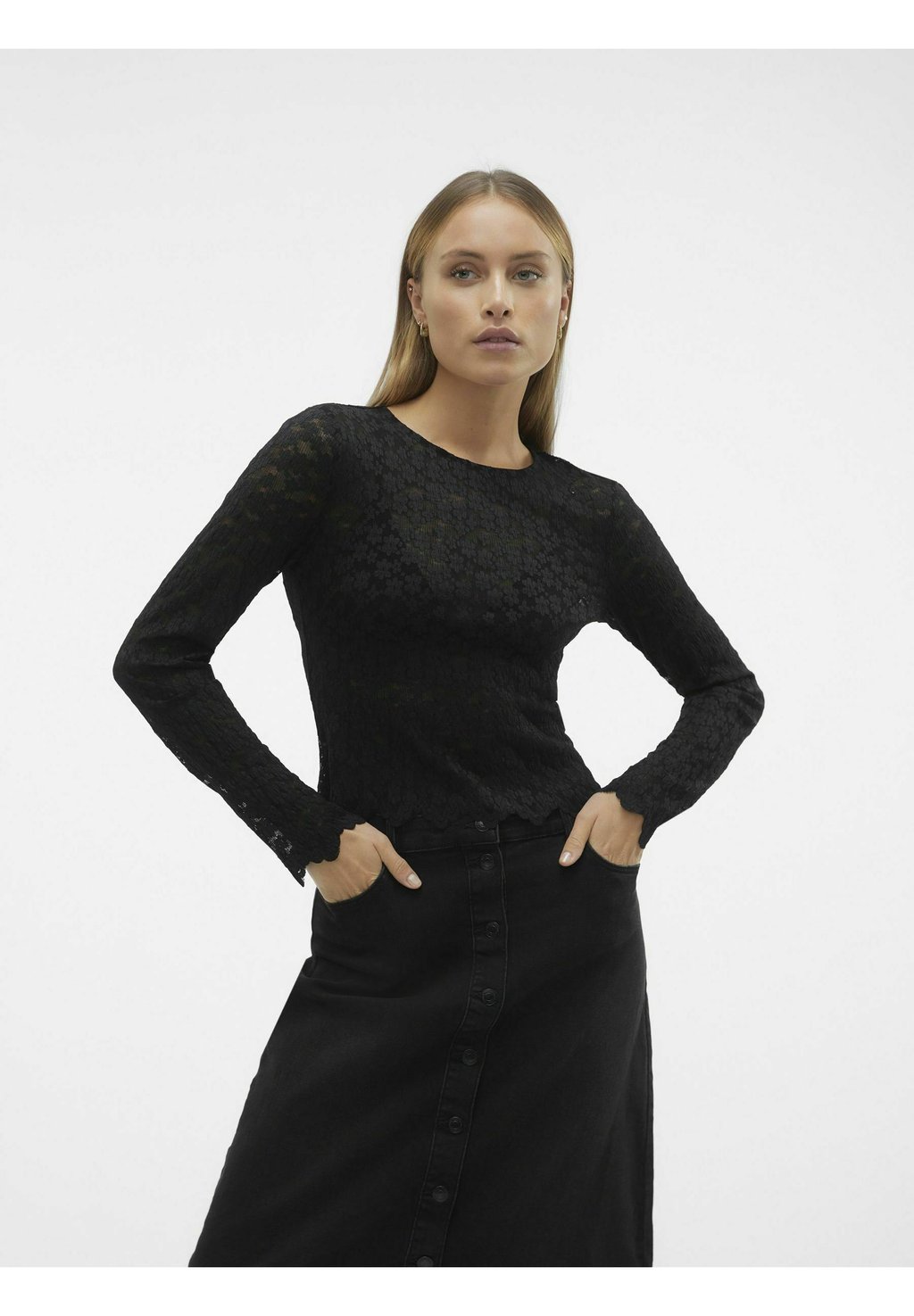 

Блузка VMAMY TOP Vero Moda, цвет black